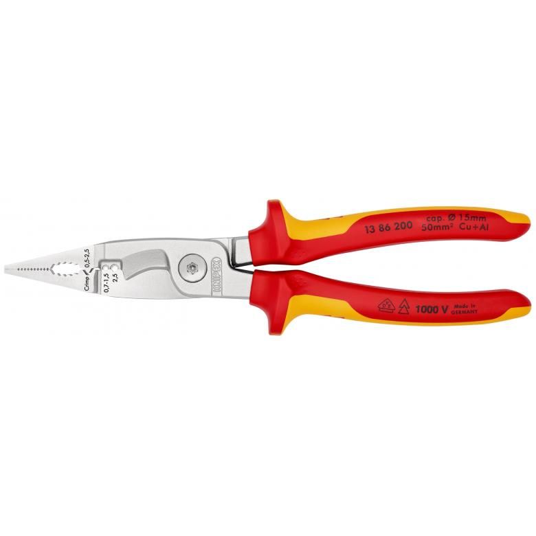 PINCE MULTIFONCTION ISOLEE 1000V - 13 86 200 KNIPEX 