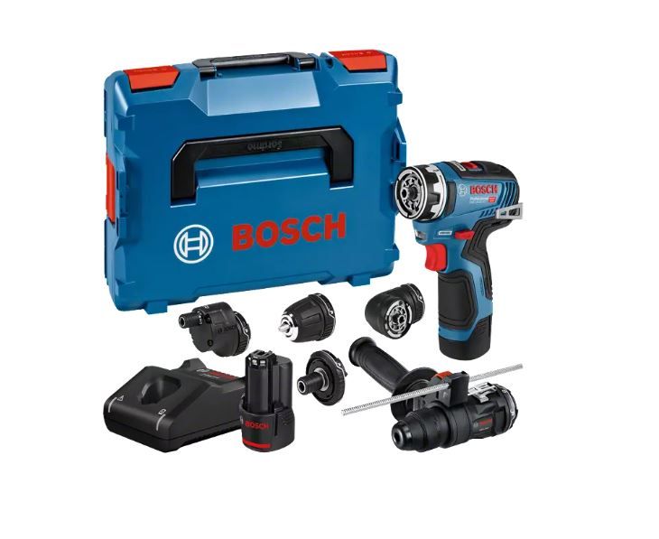 Kit 5 outils Bosch sans fil GSR 12V L-Boxx
