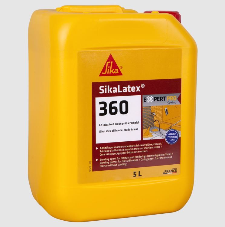 SIKALATEX PRO 5L - Primaire d'adhérence avant mortiers et mortiers colles - 468962 SIKA