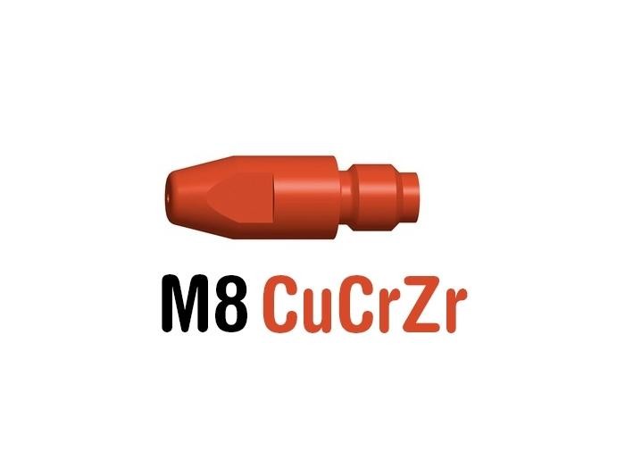 Tube Contact M8 CuCrZr pour torches Innershield