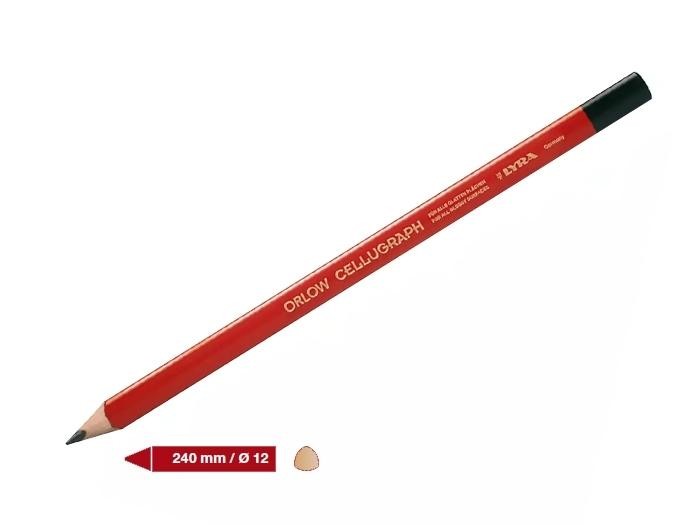 Crayon universel triangulaire Cellugraph 24cm Lyra