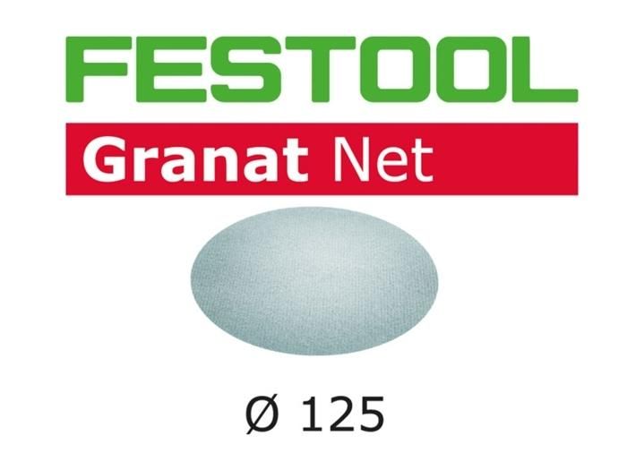 Abrasif maillé Granat STF D125 P120 GR NET/50 Festool (50 pcs) 203296
