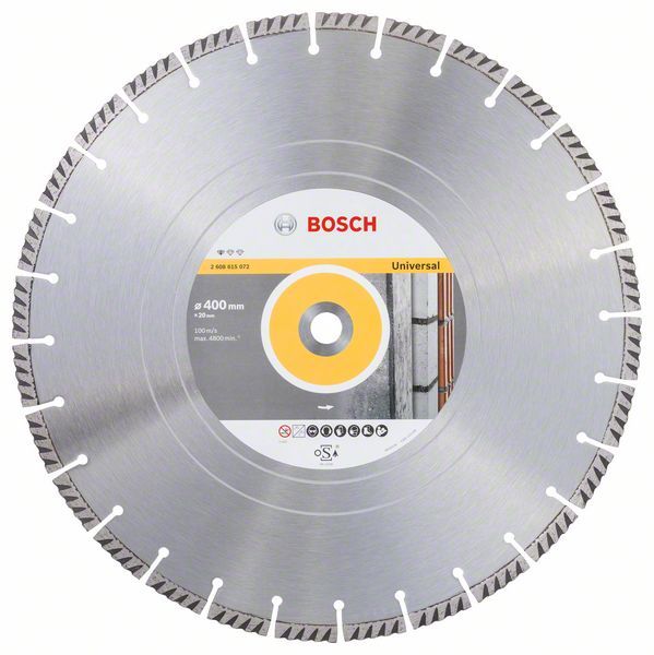 Disque à tronçonner diamanté Standard for Universal 400 x 20 Bosch  2608615072