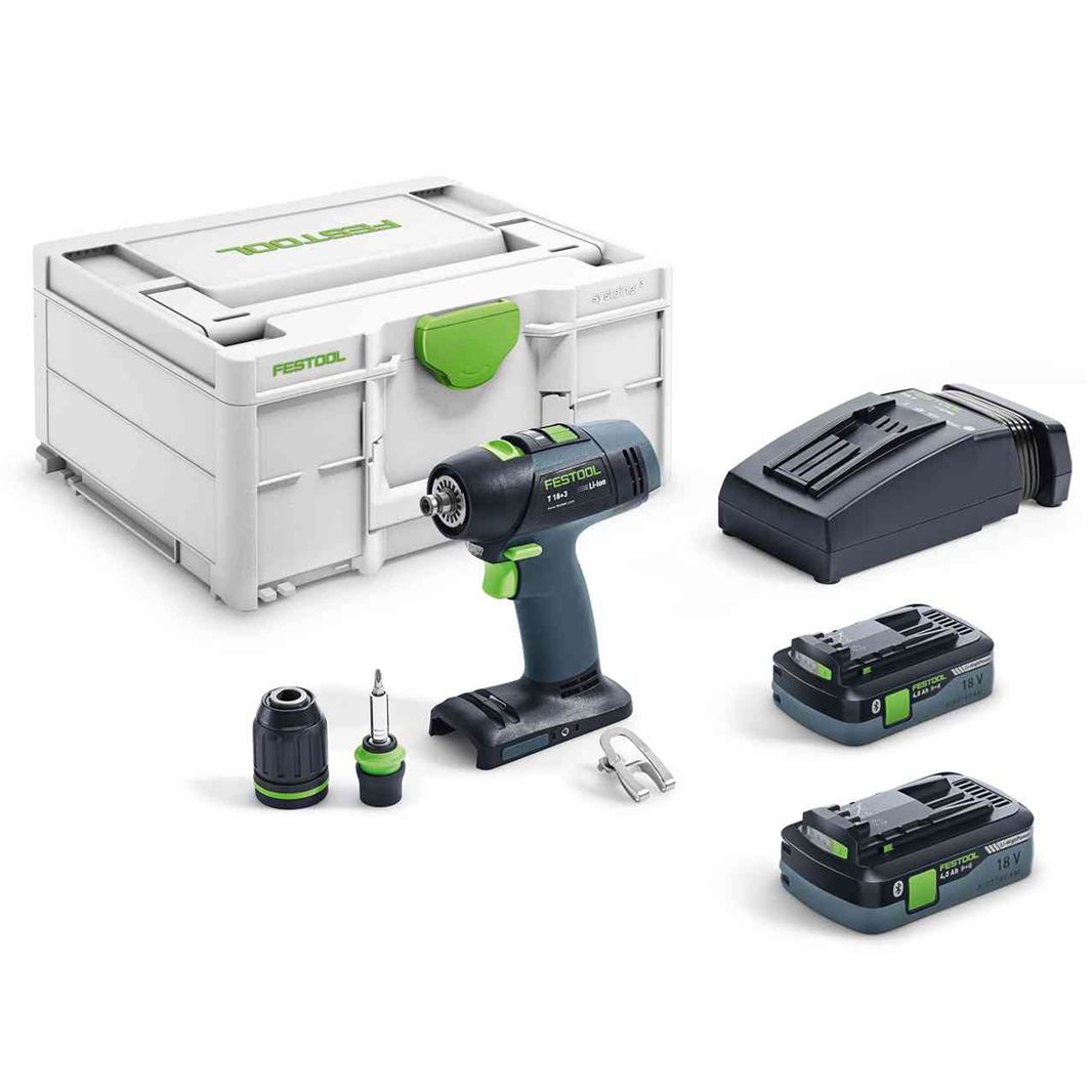 Perceuse Visseuse Sans Fil T 18 3 Li 4ah Plus Festool 576446 Outils Fr