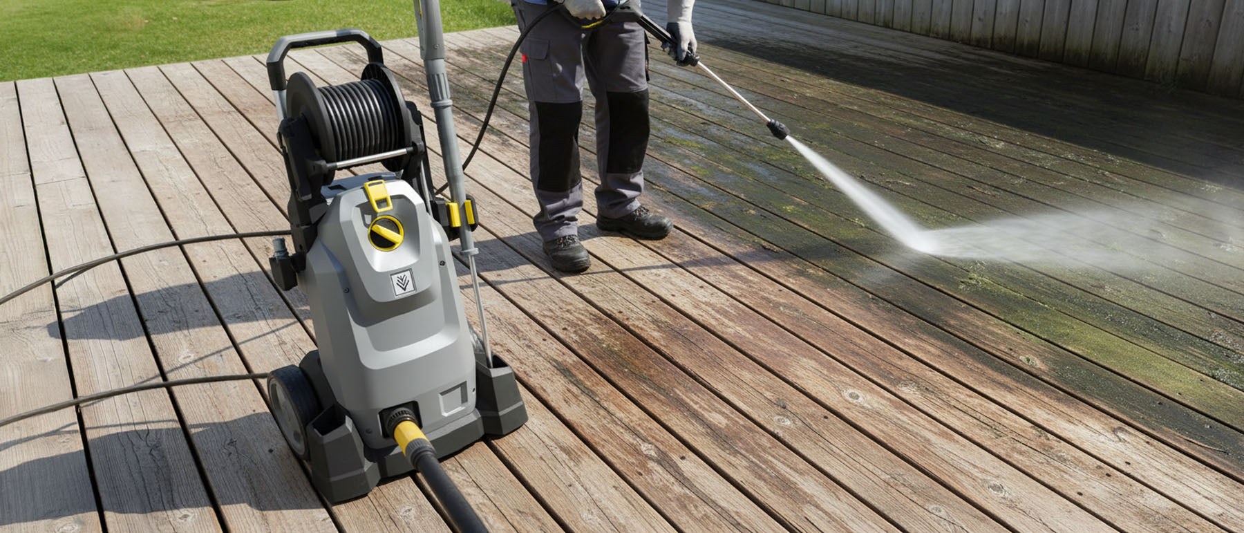 Guide choix nettoyeur haute pression Kärcher professionnel HD 6/15 MX Plus pour nettoyage voiture et terrasse