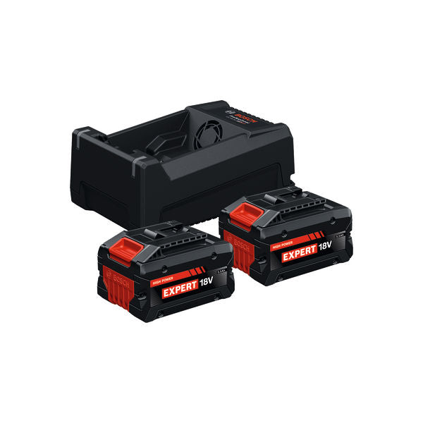 Starter Set 2xbatterie Expert 5,5 Ah EXBA 18V-50+ 1x chargeur GAL 12V/18V-80 (C) Expert - 1600A0373P Bosch