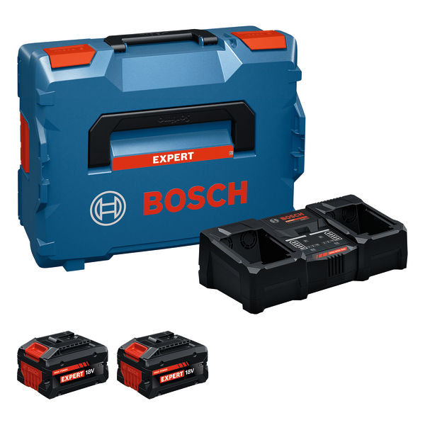 Starter Set 2xEXBA 18V-80 + 1x  chargeur EXAL 18V2-320 L-BOXX Expert - 1600A0373X Bosch