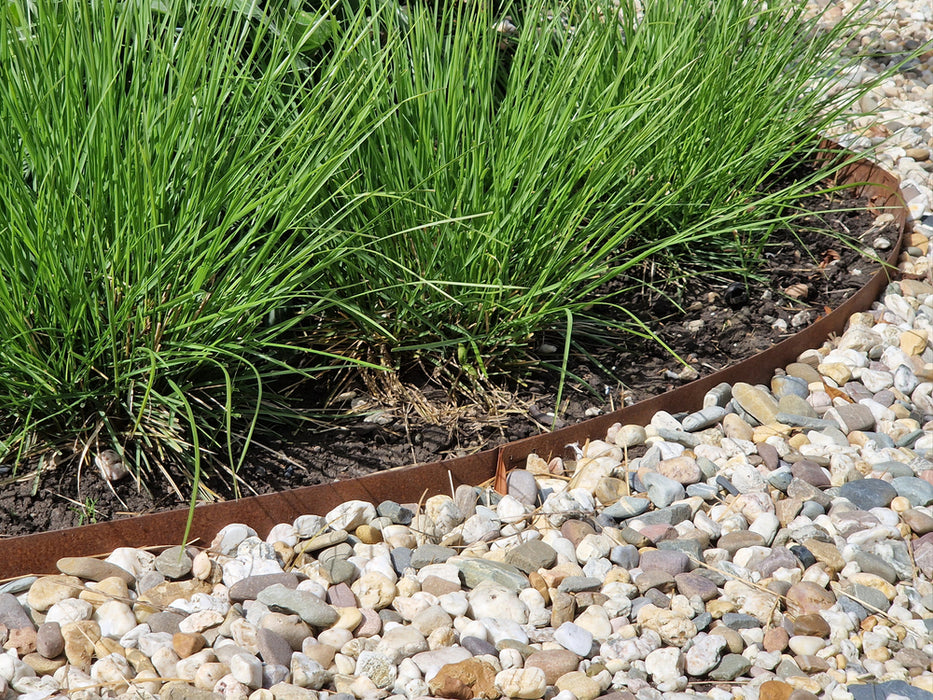 Bordure de jardin en acier Corten 16 x 106 cm EP1.5 Flexible - 7141269011390