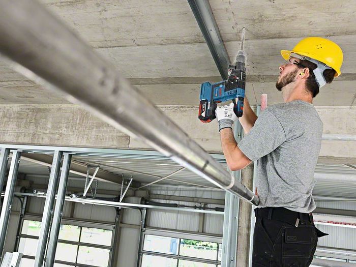 Perforateur sans-fil Bosch GBH 18V-26F + 2 batteries 5,0 Ah + chargeur 0611910007