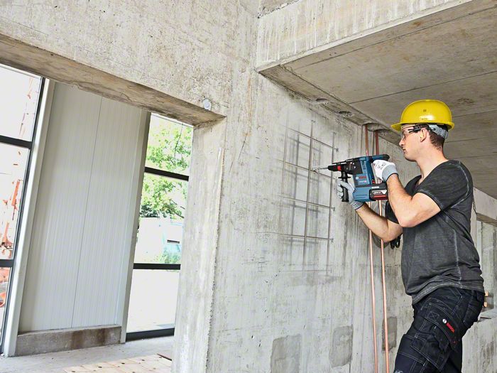 Perforateur sans-fil Bosch GBH 18V-26F + 2 batteries 5,0 Ah + chargeur 0611910007