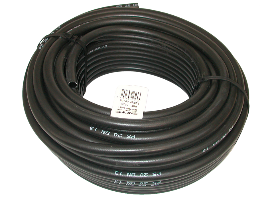 Tuyau Pvc Armé 13 X 19 Mm X 50 M 321500 Lacme