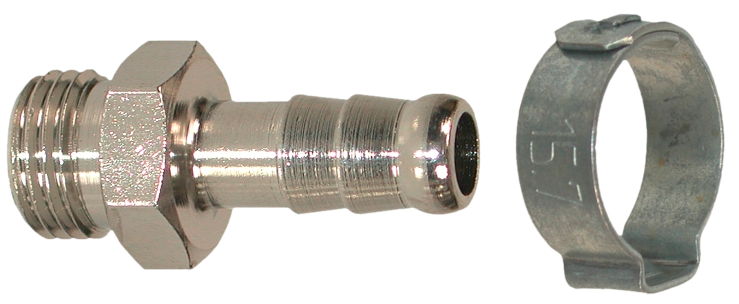 Rac 230 Cannelé: Tuyau Intérieur Ø 8Mm - 1/4"M 351504 Lacme