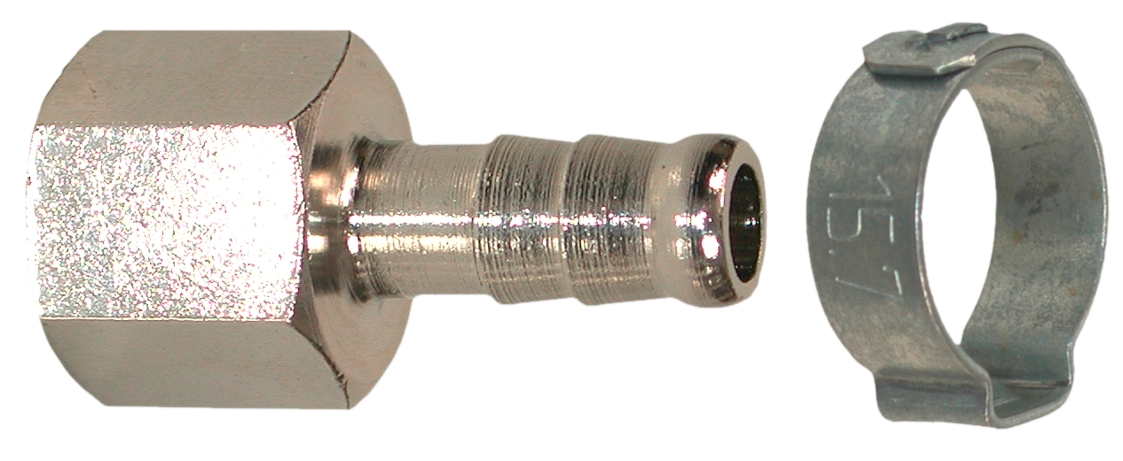 Rac 235 Cannelé: Tuyau Intérieur Ø 8Mm - 1/4"F 351604 Lacme