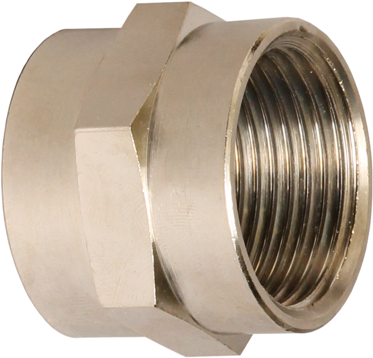 "Manchon Simple : 1"" Femelle - En Laiton Nickelé (Vrac Par 358010 Lacme