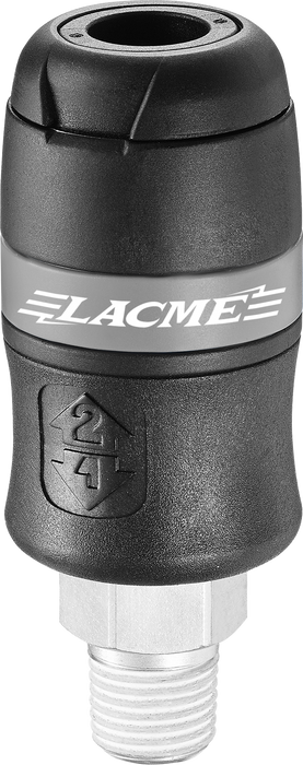 Rac 2055 S : Coupleur De Sécurité Iso B 5,5 - 1/4" Mâle 364404 Lacme