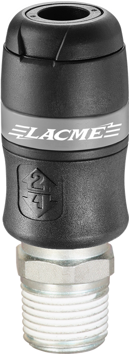 Rac 2050 S : Coupleur De Sécurité Iso B 5,5 - 1/2" Mâle 364604 Lacme