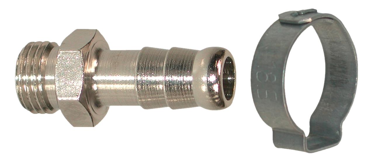 Rac 1230 Cannelé: Tuyau Intérieur Ø 10Mm - 1/4"M 367204 Lacme
