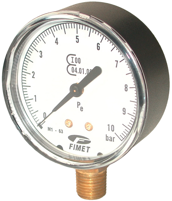Manometre 0-10 Bar Ø63 Mm Ce 371602 Lacme