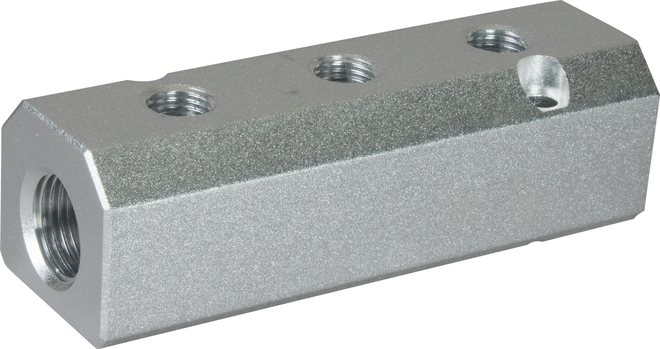 Rampe En Aluminium - 2 Entrées 1/2" F - 3 Sorties 1/2" F 404723 Lacme