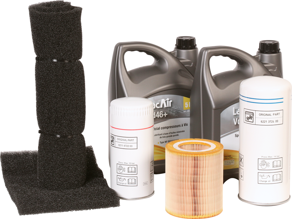 Kit Entretien 4000 Heures Compresseurs À Vis As-Asv25/30 484222 Lacme