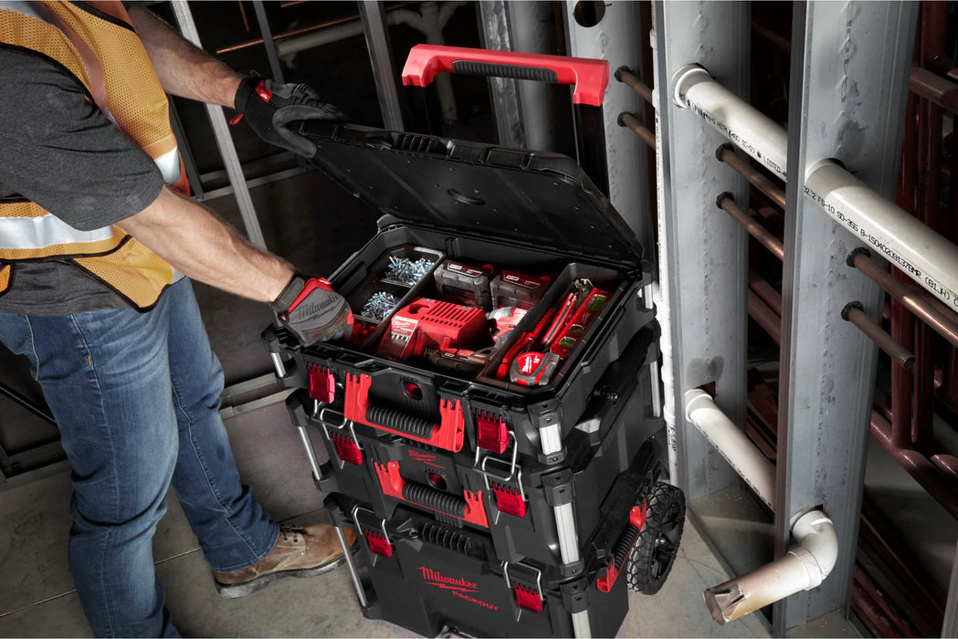 PACKOUT™ SET 3 PCS (TROLLEY + COFFRET LARGE + COFFRET) - 4932464244 MILWAUKEE