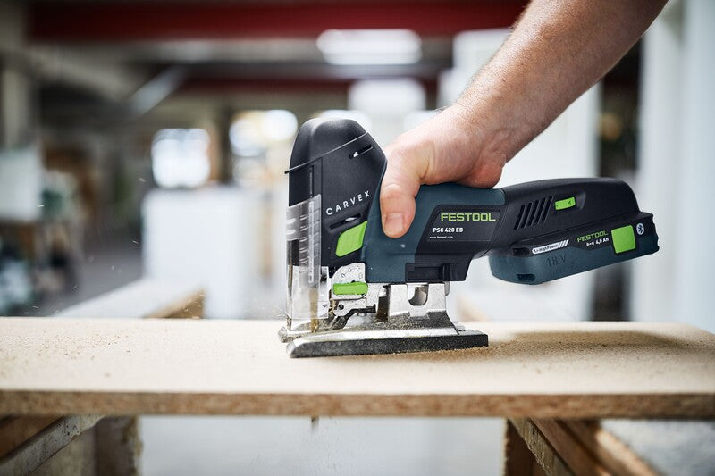 Festool Scie sauteuse sans fil PSC 420 EB-Basic + une batterie offerte 4 Ah CARVEX - 577026 FESTOOL