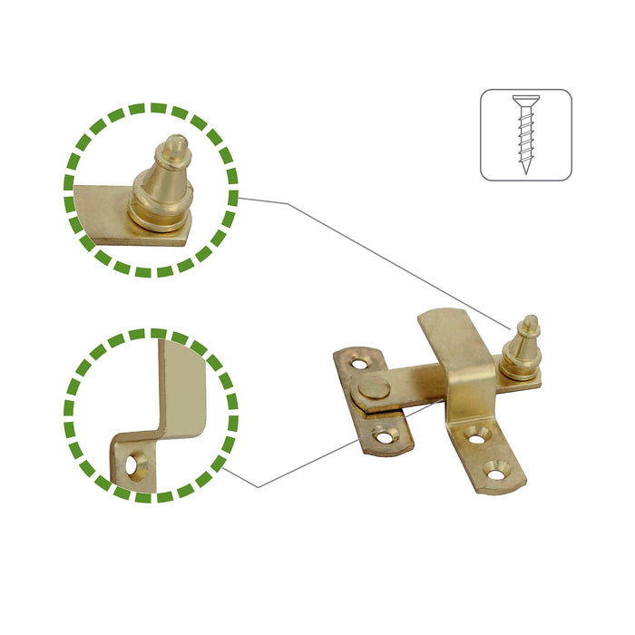 Loquet à levier pour volet. Avec un épaisseur de 15 mm. 15446