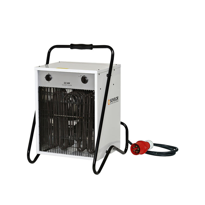 Chauffage à air pulsé électrique portable 11-22kW - B22C SOVELOR