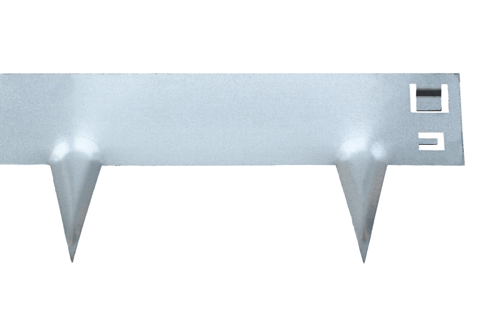 Bordure de jardin 160mm LONGUEUR 1ML ACIER GALVA EP 1.5mm - 7141269005290