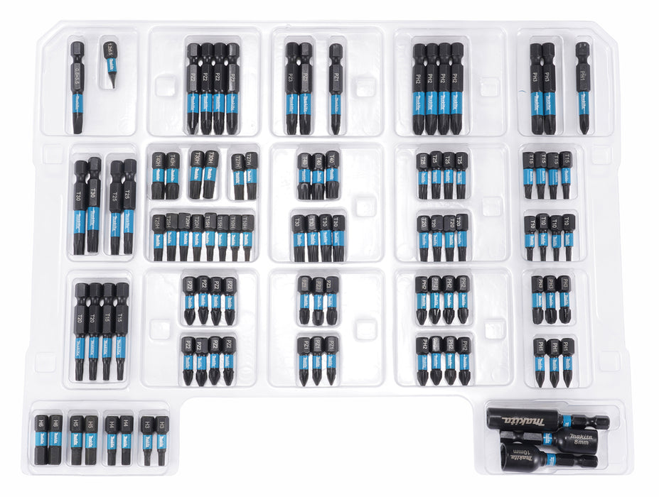 Coffret embouts renforcés IMPACT BLACK 100pcs - E-24826 Makita