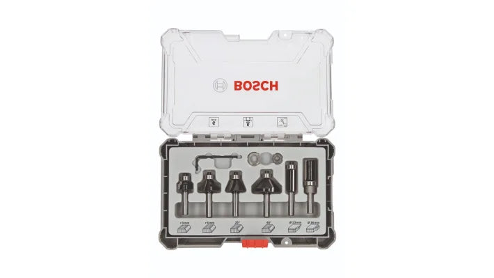 Coffret 6 Fraises 8mm-Araser Chanfreiner 2607017469