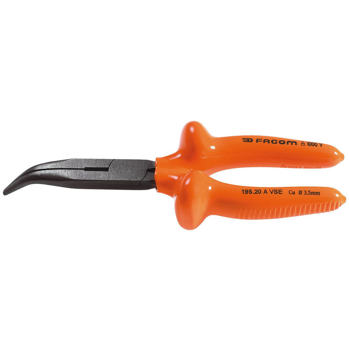 Pince becs mi-ronds longs isol 195.20avse Facom