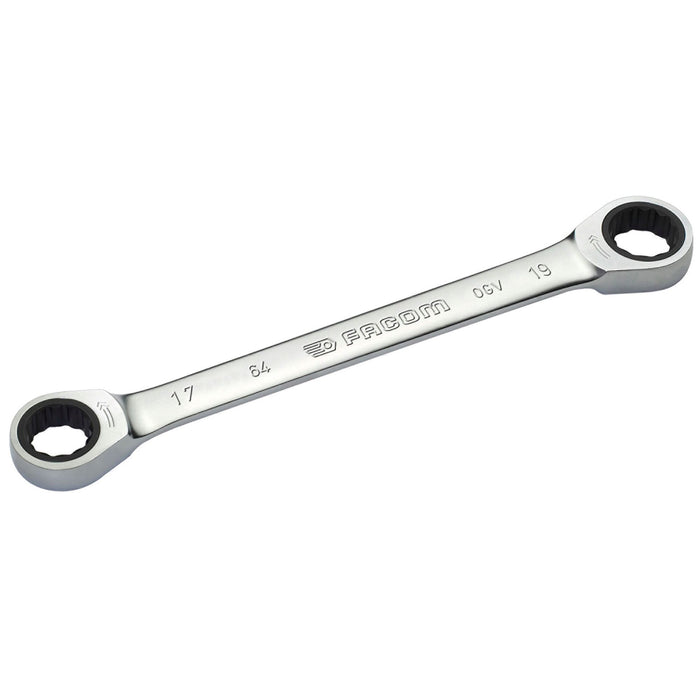 Cle a cliquet polygo 17x19mm 64.17x19 Facom