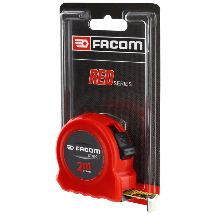Mesure 5 m avec blocage, ruban nylon 19mm, double faces - 893B.519PB FACOM