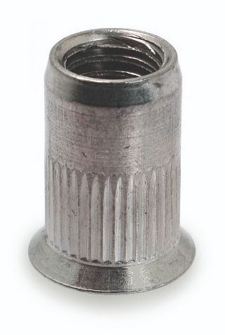 Écrou aveugle à sertir tête fraisée acier zingué ACFC