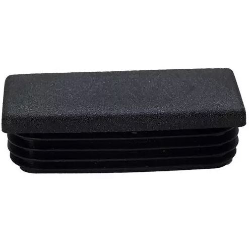 Embouts plastique noir pour tubes rectangulaire - Plastem