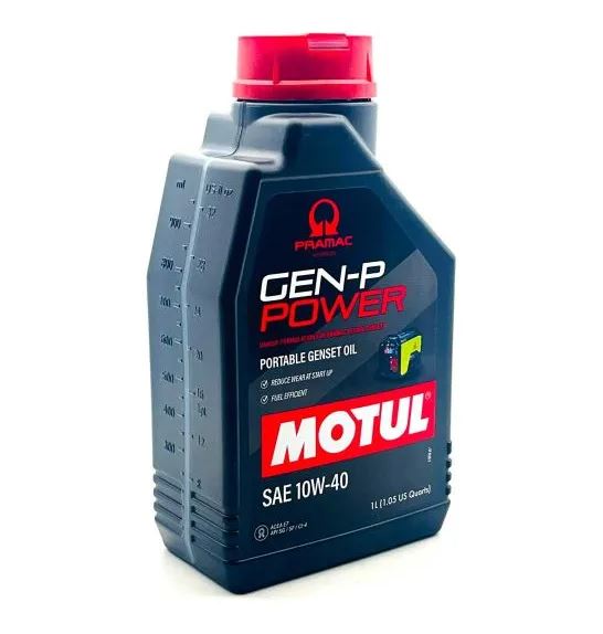 Bidon huile 1L motul pour groupe électrogène 10W-40 - P3OL00046 PRAMAC