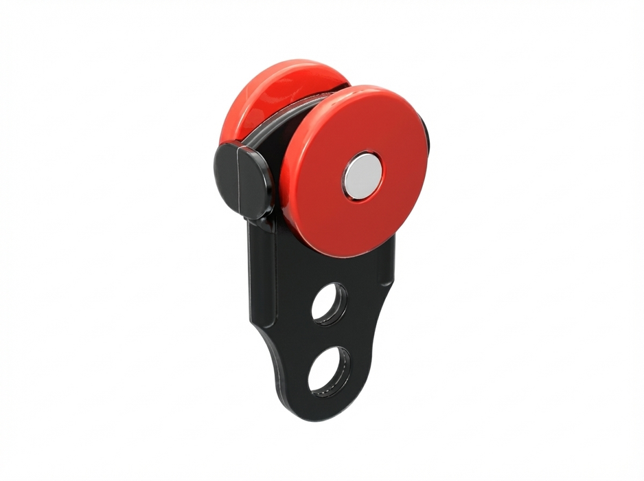 CHARIOT - MONTURE DOUBLE GALET ROUGE - MANTION.0731