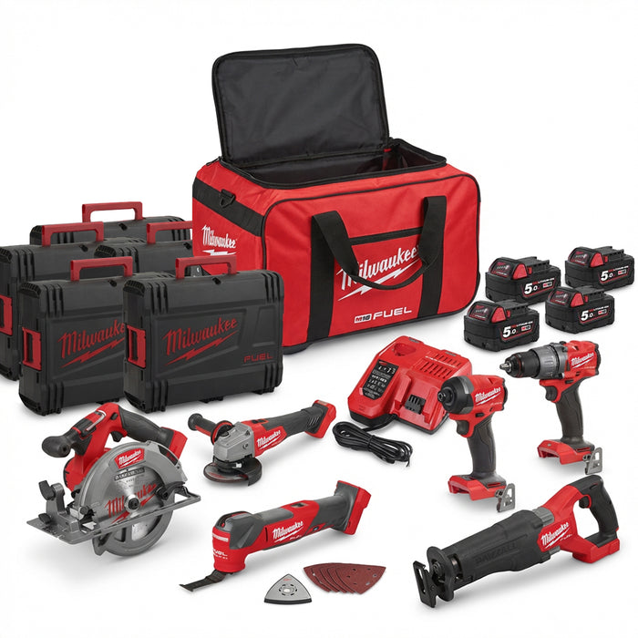 Pack 6 Machines 18V FUEL M18 FPP6HF-504B - 4933500112 MILWAUKEE