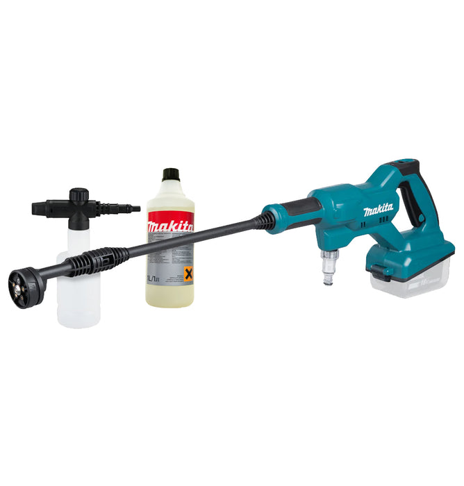 Pack Nettoyage Haute Pression Makita - DHW180Z + Buse à mousse LX00000001 + Détergent 1L P-64864