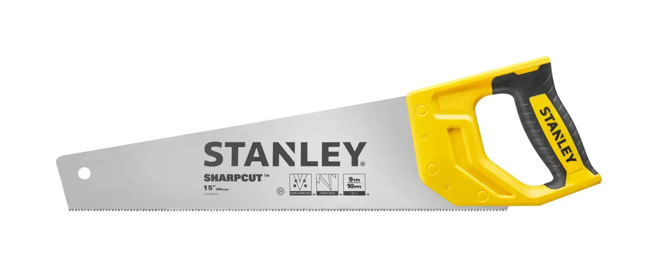 Scie égoïne Sharpcut™ STANLEY® 380 mm, coupe fine, 9 dents/pouce STHT20373-1