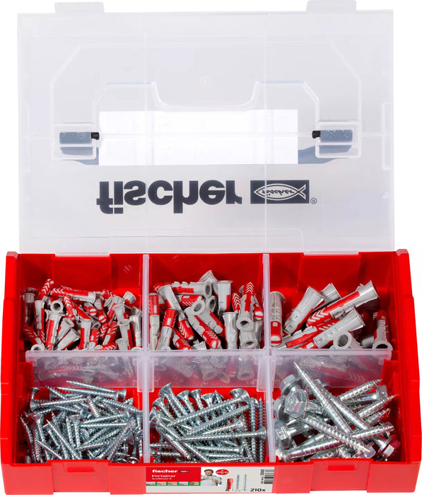 Coffret FixTainer de 105 DuoPower ø6,8,10 avec vis 536162 FISCHER
