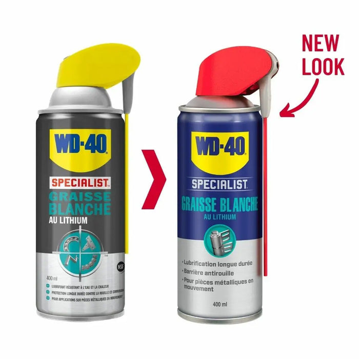 WD-40 SPECIALIST Graisse Blanche au Lithium 400 ml - 33390