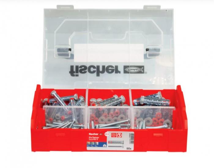 Coffret Fixtainer 45 chevilles du HM + 35 vis - 572927 FISCHER