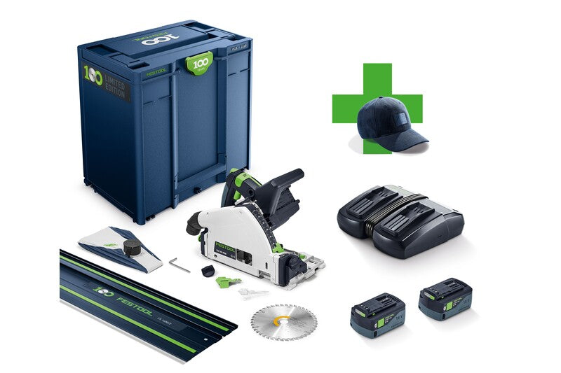 Scie plongeante sans fil ø160 mm TSC 55 KEBI-Plus/XL-FS OP 100 ans - 578229 Festool
