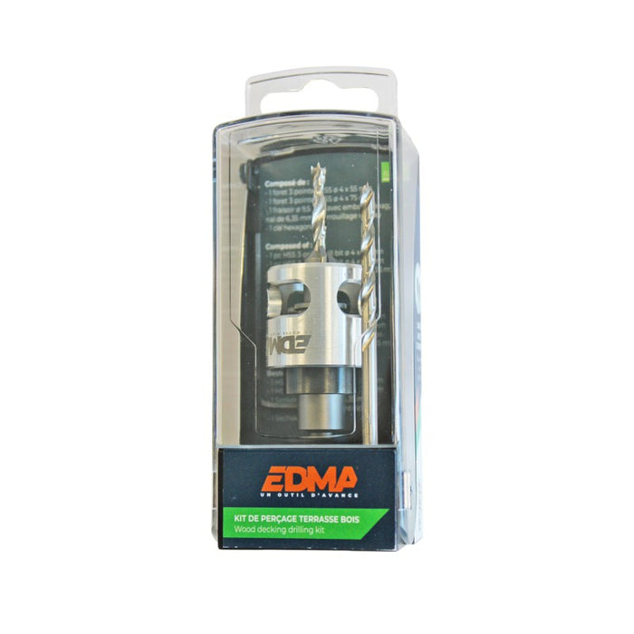 KIT DE PERÇAGE TERRASSE BOIS - 274855 EDMA