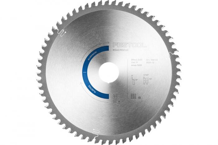 Lame de scie circulaire ALUMINIUM/PLASTICS HW 216x2,3x30 TF64
