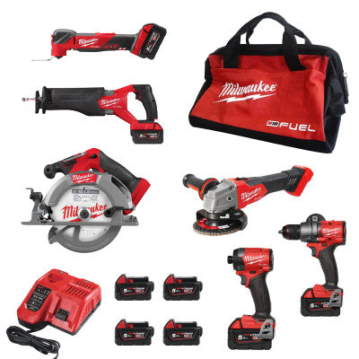 Pack 6 Machines 18V FUEL M18 FPP6HF-504B - 4933500112 MILWAUKEE