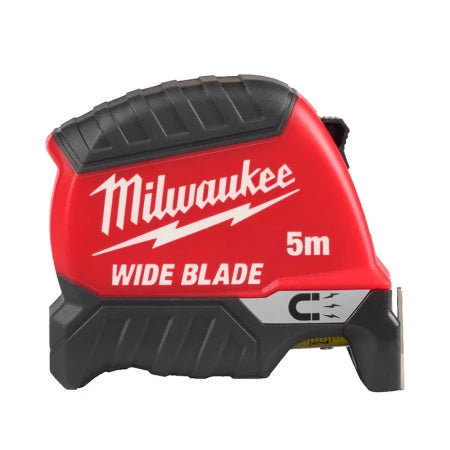 MÈTRE RUBAN LARGE PREMIUM MAGNÉTIQUE 5M - 8M largeur 35MM - MILWAUKEE