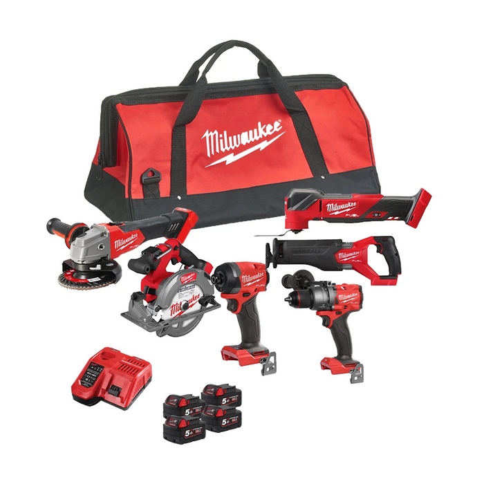 Pack 6 Machines 18V FUEL M18 FPP6HF-504B - 4933500112 MILWAUKEE